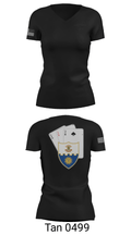 Anvil company, 2-22 Infantry 69124042 Women's Short Sleeve V-neck Shirt - 23