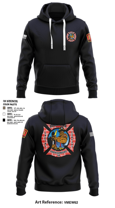 Engine Company 4 55189578 Hoodie - 3