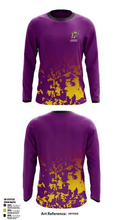 Lexington High School Basketball 47026889 Long Sleeve Performance Shirt - 2