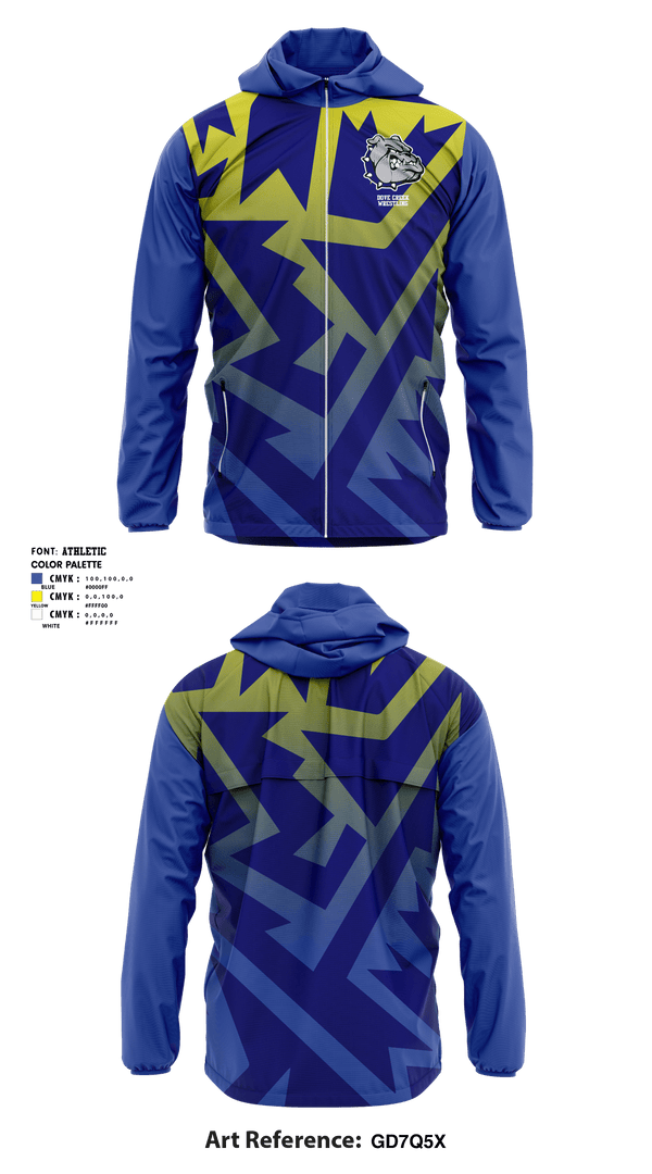Windbreaker, Dove Creek High School Wrestling, Wrestling, Teamtime, Team time, sublimation, custom sports apparel, team uniforms, spirit wear, spiritwear, sports uniforms, custom shirts, team store, custom team store, fundraiser sports, apparel fundraiser