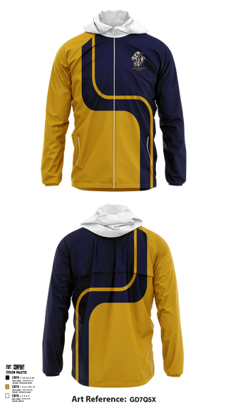 Windbreaker, Christ'S Household Of Faith High School, Spirit Store, Teamtime, Team time, sublimation, custom sports apparel, team uniforms, spirit wear, spiritwear, sports uniforms, custom shirts, team store, custom team store, fundraiser sports, apparel fundraiser