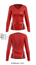 The Urgent Care 85564852 Women's Long Sleeve V-neck Shirt - 1
