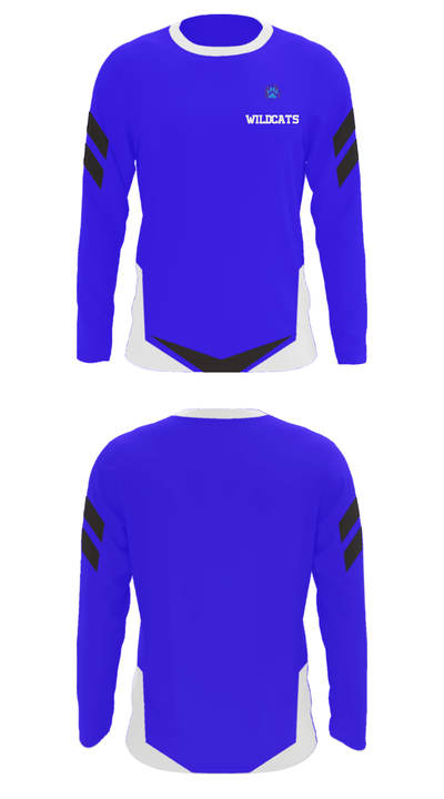 Wildcats 85102489 Long Sleeve Performance Shirt - 33