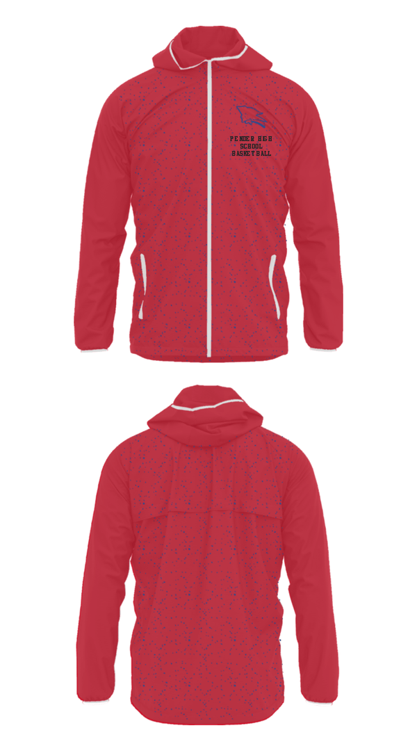 Windbreaker, Pender High School Basketball, Men's Basketball, Teamtime, Team time, sublimation, custom sports apparel, team uniforms, spirit wear, spiritwear, sports uniforms, custom shirts, team store, custom team store, fundraiser sports, apparel fundraiser