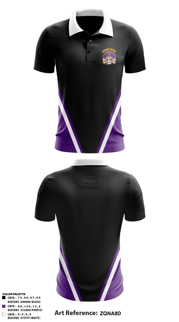 Women's Short Sleeve Performance Polo, Rogers Music, Spirit Store, Teamtime, Team time, sublimation, custom sports apparel, team uniforms, spirit wear, spiritwear, sports uniforms, custom shirts, team store, custom team store, fundraiser sports, apparel fundraiser