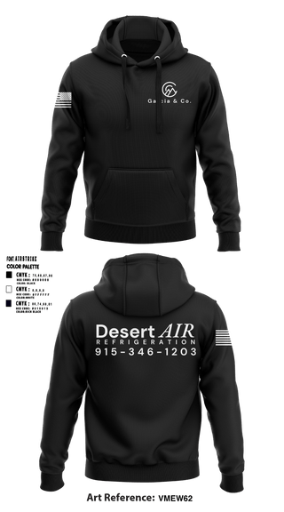 Hoodie, Desert AIR Refrigeration, , Teamtime, Team time, sublimation, custom sports apparel, team uniforms, spirit wear, spiritwear, sports uniforms, custom shirts, team store, custom team store, fundraiser sports, apparel fundraiser