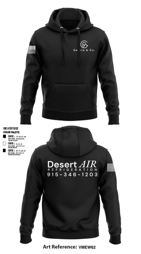Hoodie, Desert AIR Refrigeration, , Teamtime, Team time, sublimation, custom sports apparel, team uniforms, spirit wear, spiritwear, sports uniforms, custom shirts, team store, custom team store, fundraiser sports, apparel fundraiser