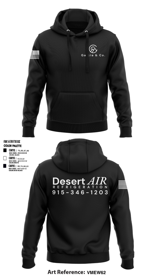 Hoodie, Desert AIR Refrigeration, , Teamtime, Team time, sublimation, custom sports apparel, team uniforms, spirit wear, spiritwear, sports uniforms, custom shirts, team store, custom team store, fundraiser sports, apparel fundraiser