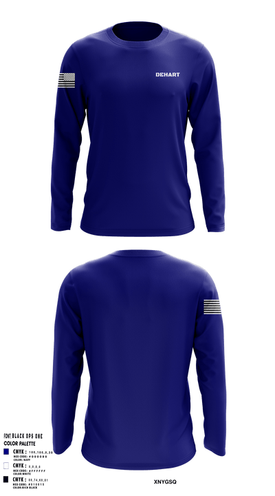 Dehart 1698018 Long Sleeve Performance Shirt - 1