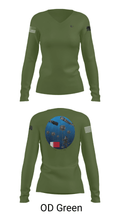 2U2 7410050 Women's Long Sleeve V-neck Shirt - 40