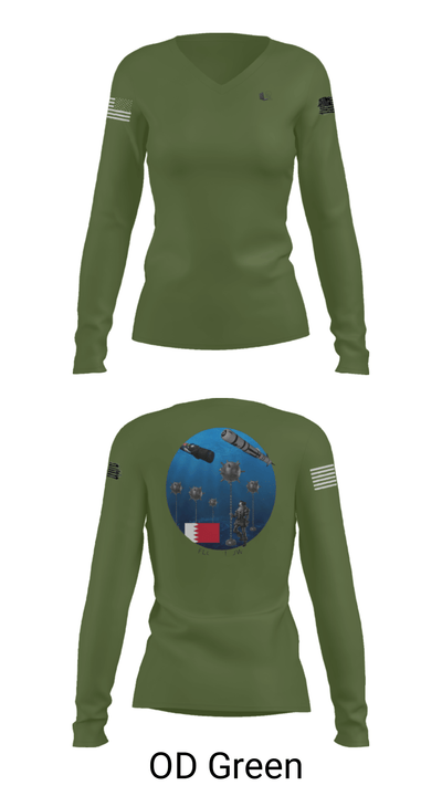 2U2 7410050 Women's Long Sleeve V-neck Shirt - 40
