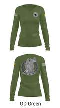 Albany Anglers Recruiting Station 30426253 Women's Long Sleeve V-neck Shirt - 40