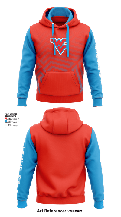 West Valley High School Wrestling 73080720 Hoodie - 1