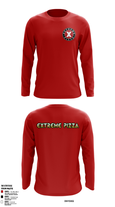 Extreme Pizza 64264701 Long Sleeve Performance Shirt - 1