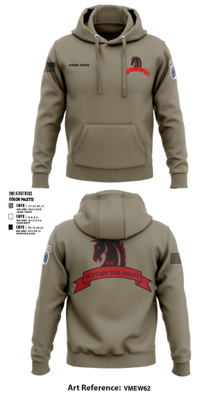 Hoodie, Echo FSC Stampede 7th Eng, Army, Teamtime, Team time, sublimation, custom sports apparel, team uniforms, spirit wear, spiritwear, sports uniforms, custom shirts, team store, custom team store, fundraiser sports, apparel fundraiser