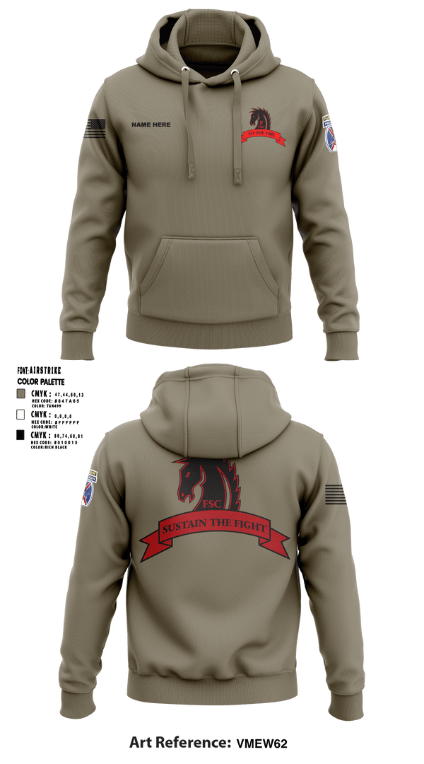Hoodie, Echo FSC Stampede 7th Eng, Army, Teamtime, Team time, sublimation, custom sports apparel, team uniforms, spirit wear, spiritwear, sports uniforms, custom shirts, team store, custom team store, fundraiser sports, apparel fundraiser