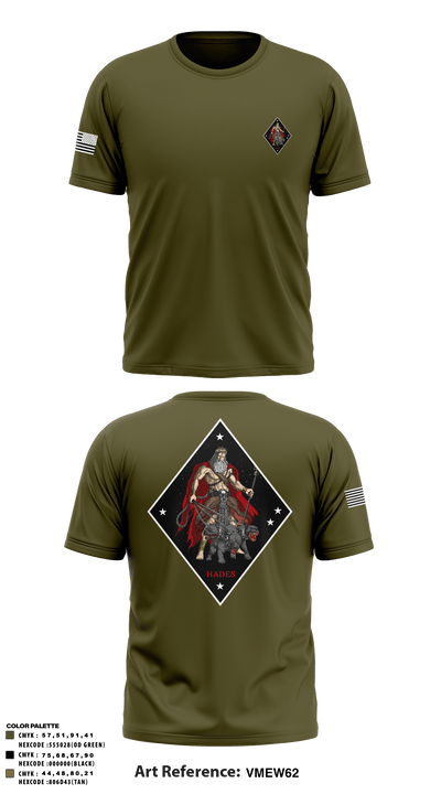 Hades 3421841 Short Sleeve Performance Shirt - 4