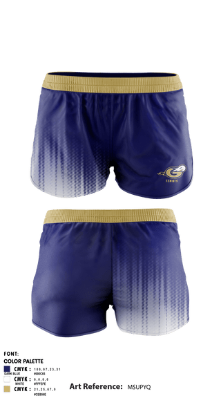 Women's Shorts, Granby High School Tennis, Tennis, Teamtime, Team time, sublimation, custom sports apparel, team uniforms, spirit wear, spiritwear, sports uniforms, custom shirts, team store, custom team store, fundraiser sports, apparel fundraiser