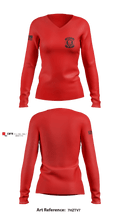G/141 5528532 Women's Long Sleeve V-neck Shirt - 1