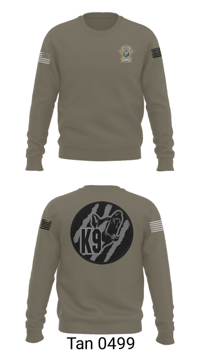 Wayne County K9 Team 22596021 Crew Neck Sweatshirt - 34