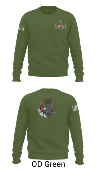 Crew Neck Sweatshirt, , Army, Teamtime, Team time, sublimation, custom sports apparel, team uniforms, spirit wear, spiritwear, sports uniforms, custom shirts, team store, custom team store, fundraiser sports, apparel fundraiser