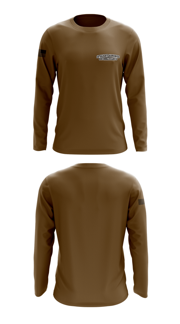 Long Sleeve Performance Shirt, 1st Light Armored Reconnaissance, Marines, Teamtime, Team time, sublimation, custom sports apparel, team uniforms, spirit wear, spiritwear, sports uniforms, custom shirts, team store, custom team store, fundraiser sports, apparel fundraiser
