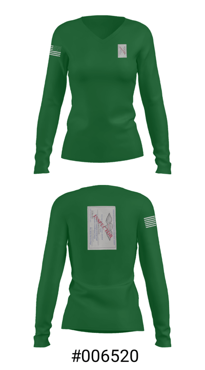 346th TADC(A) 1190959 Women's Long Sleeve V-neck Shirt - 37