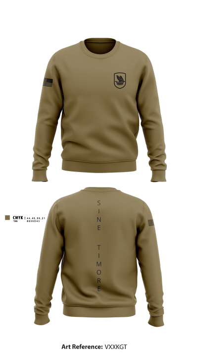 WAARNG MED DET 75803861 Crew Neck Sweatshirt - 1