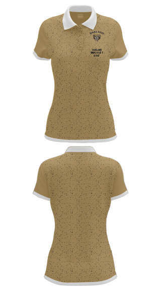 Women's Short Sleeve Performance Polo, Oakland University Golf, Golf, Teamtime, Team time, sublimation, custom sports apparel, team uniforms, spirit wear, spiritwear, sports uniforms, custom shirts, team store, custom team store, fundraiser sports, apparel fundraiser