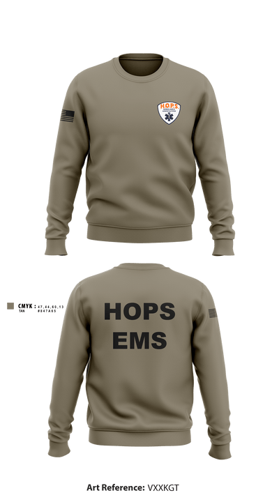 HOPS EMS 88989109 Crew Neck Sweatshirt - 4