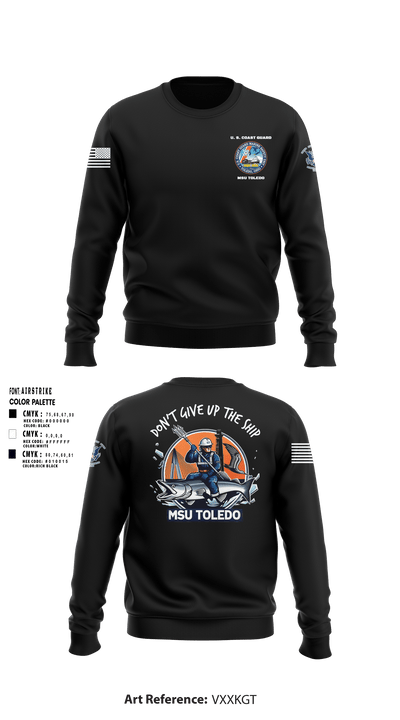 MSU Toledo 42341153 Crew Neck Sweatshirt - 2