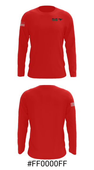 Long Sleeve Performance Shirt, Rodriguez High School Cheer, Cheer, Teamtime, Team time, sublimation, custom sports apparel, team uniforms, spirit wear, spiritwear, sports uniforms, custom shirts, team store, custom team store, fundraiser sports, apparel fundraiser