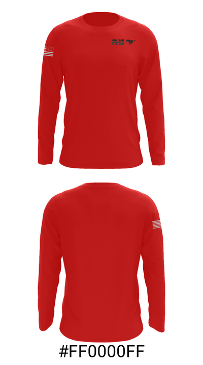 Rodriguez High School Cheer 80839251 Long Sleeve Performance Shirt - 18