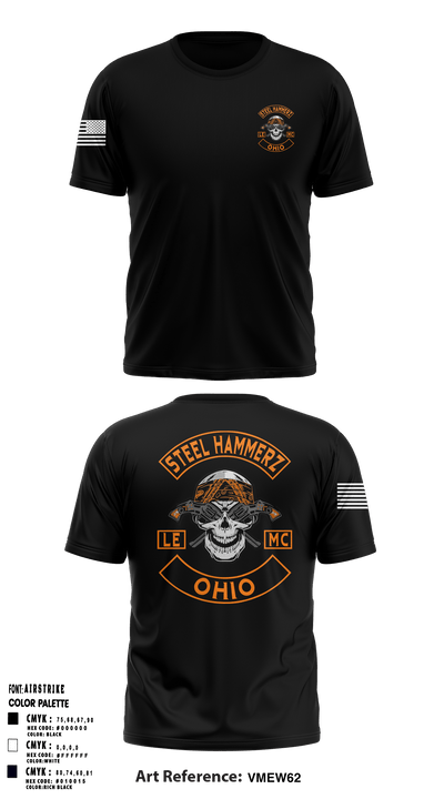 STEEL HAMMERZ 95507834 Short Sleeve Performance Shirt - 1