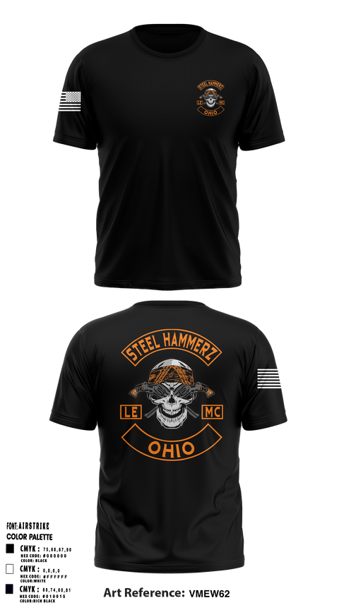 Short Sleeve Performance Shirt, STEEL HAMMERZ, Police, Teamtime, Team time, sublimation, custom sports apparel, team uniforms, spirit wear, spiritwear, sports uniforms, custom shirts, team store, custom team store, fundraiser sports, apparel fundraiser