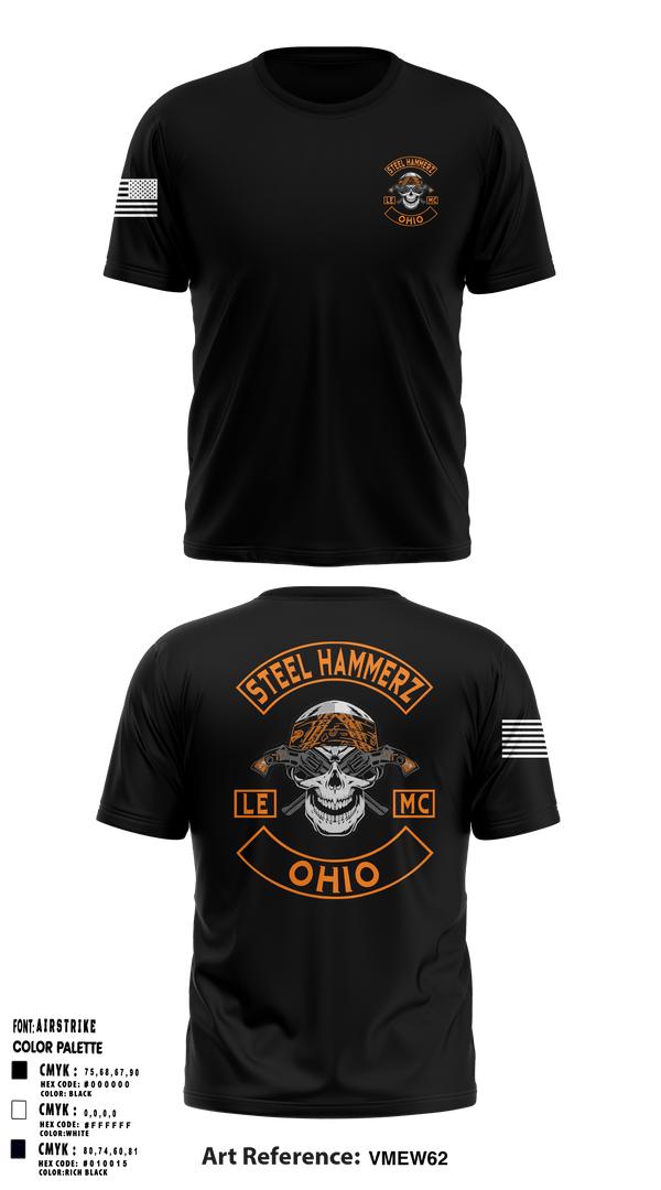 Short Sleeve Performance Shirt, STEEL HAMMERZ, Police, Teamtime, Team time, sublimation, custom sports apparel, team uniforms, spirit wear, spiritwear, sports uniforms, custom shirts, team store, custom team store, fundraiser sports, apparel fundraiser