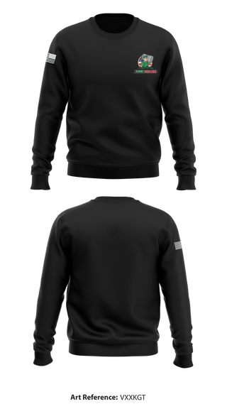 Crew Neck Sweatshirt, Junk Heroes, , Teamtime, Team time, sublimation, custom sports apparel, team uniforms, spirit wear, spiritwear, sports uniforms, custom shirts, team store, custom team store, fundraiser sports, apparel fundraiser
