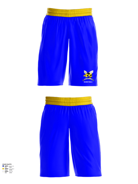 Womens Basketball Shorts, Hand Middle School Basketball, Women's Basketball, Teamtime, Team time, sublimation, custom sports apparel, team uniforms, spirit wear, spiritwear, sports uniforms, custom shirts, team store, custom team store, fundraiser sports, apparel fundraiser