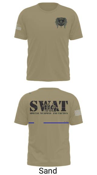 Short Sleeve Performance Shirt, , Police, Teamtime, Team time, sublimation, custom sports apparel, team uniforms, spirit wear, spiritwear, sports uniforms, custom shirts, team store, custom team store, fundraiser sports, apparel fundraiser