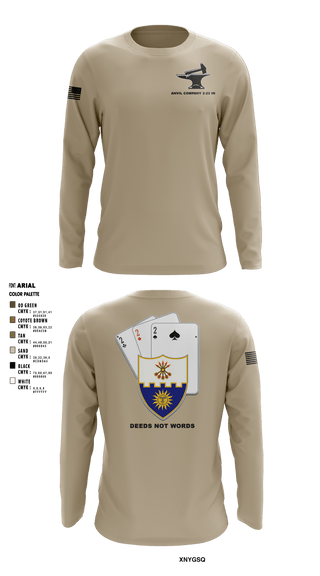 Long Sleeve Performance Shirt, , Army, Teamtime, Team time, sublimation, custom sports apparel, team uniforms, spirit wear, spiritwear, sports uniforms, custom shirts, team store, custom team store, fundraiser sports, apparel fundraiser