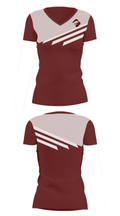 Altoona Area High School Basketball 8856389 Women's Short Sleeve V-neck Shirt - 24