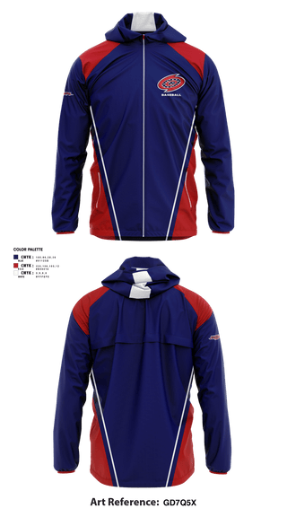 Windbreaker, Storm, Baseball, Teamtime, Team time, sublimation, custom sports apparel, team uniforms, spirit wear, spiritwear, sports uniforms, custom shirts, team store, custom team store, fundraiser sports, apparel fundraiser