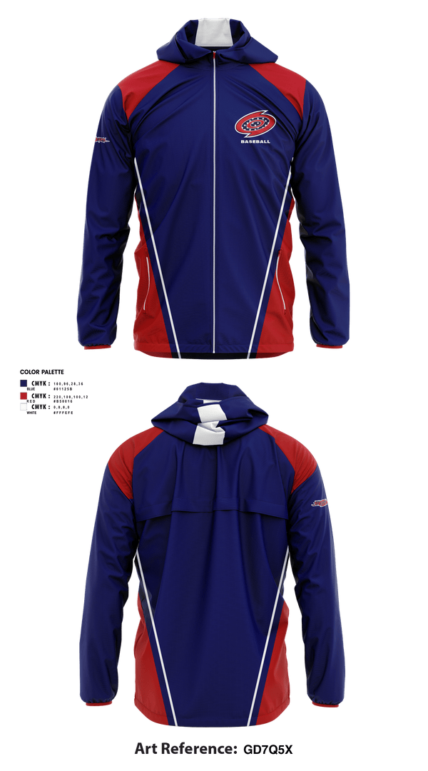 Windbreaker, Storm, Baseball, Teamtime, Team time, sublimation, custom sports apparel, team uniforms, spirit wear, spiritwear, sports uniforms, custom shirts, team store, custom team store, fundraiser sports, apparel fundraiser