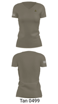 B Co 2-1 SFG(A) 83464098 Women's Short Sleeve V-neck Shirt - 36