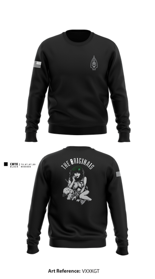 Crew Neck Sweatshirt, , Army, Teamtime, Team time, sublimation, custom sports apparel, team uniforms, spirit wear, spiritwear, sports uniforms, custom shirts, team store, custom team store, fundraiser sports, apparel fundraiser