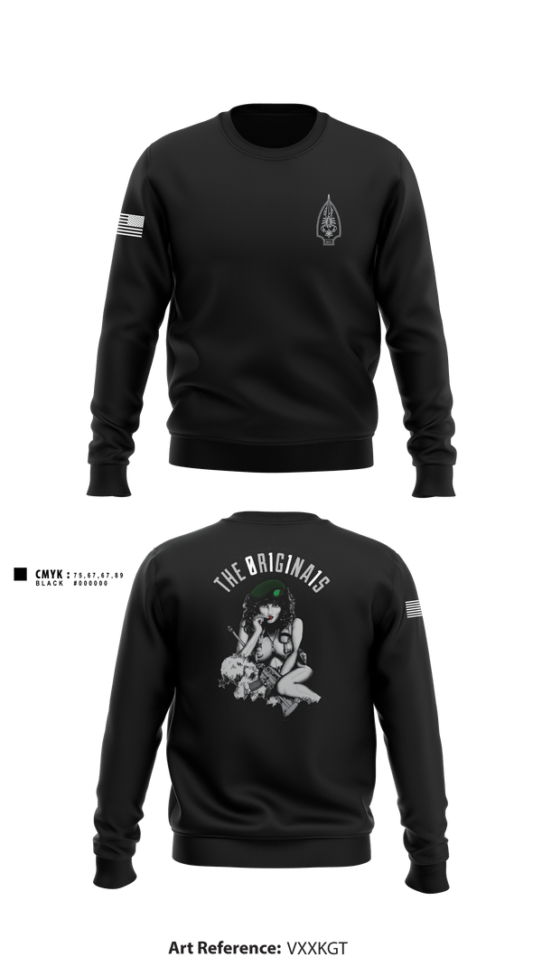Crew Neck Sweatshirt, , Army, Teamtime, Team time, sublimation, custom sports apparel, team uniforms, spirit wear, spiritwear, sports uniforms, custom shirts, team store, custom team store, fundraiser sports, apparel fundraiser