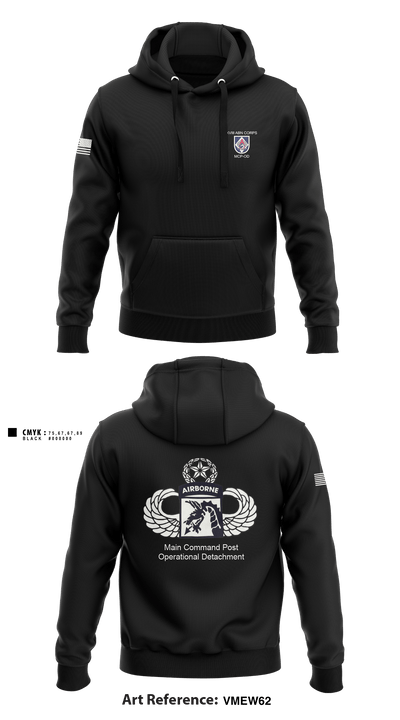 MCPOD-XVIII ABN CORPS 34488688 Hoodie - 8