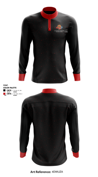 Quarter Zip Jacket, Learning Bridge, Spirit Store, Teamtime, Team time, sublimation, custom sports apparel, team uniforms, spirit wear, spiritwear, sports uniforms, custom shirts, team store, custom team store, fundraiser sports, apparel fundraiser