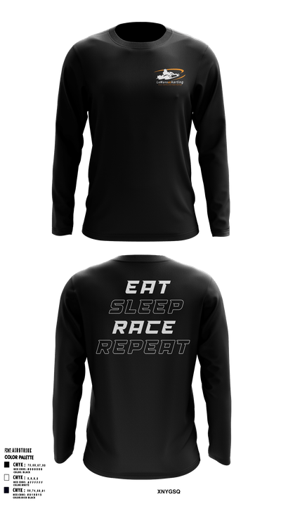 Lemans Karting 53568272 Long Sleeve Performance Shirt - 1
