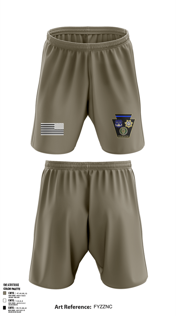 Athletic Shorts With Pockets, Narcotics, Police, Teamtime, Team time, sublimation, custom sports apparel, team uniforms, spirit wear, spiritwear, sports uniforms, custom shirts, team store, custom team store, fundraiser sports, apparel fundraiser